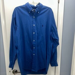 Polo by Ralph Lauren Blue Casual Button Down Shirt size large